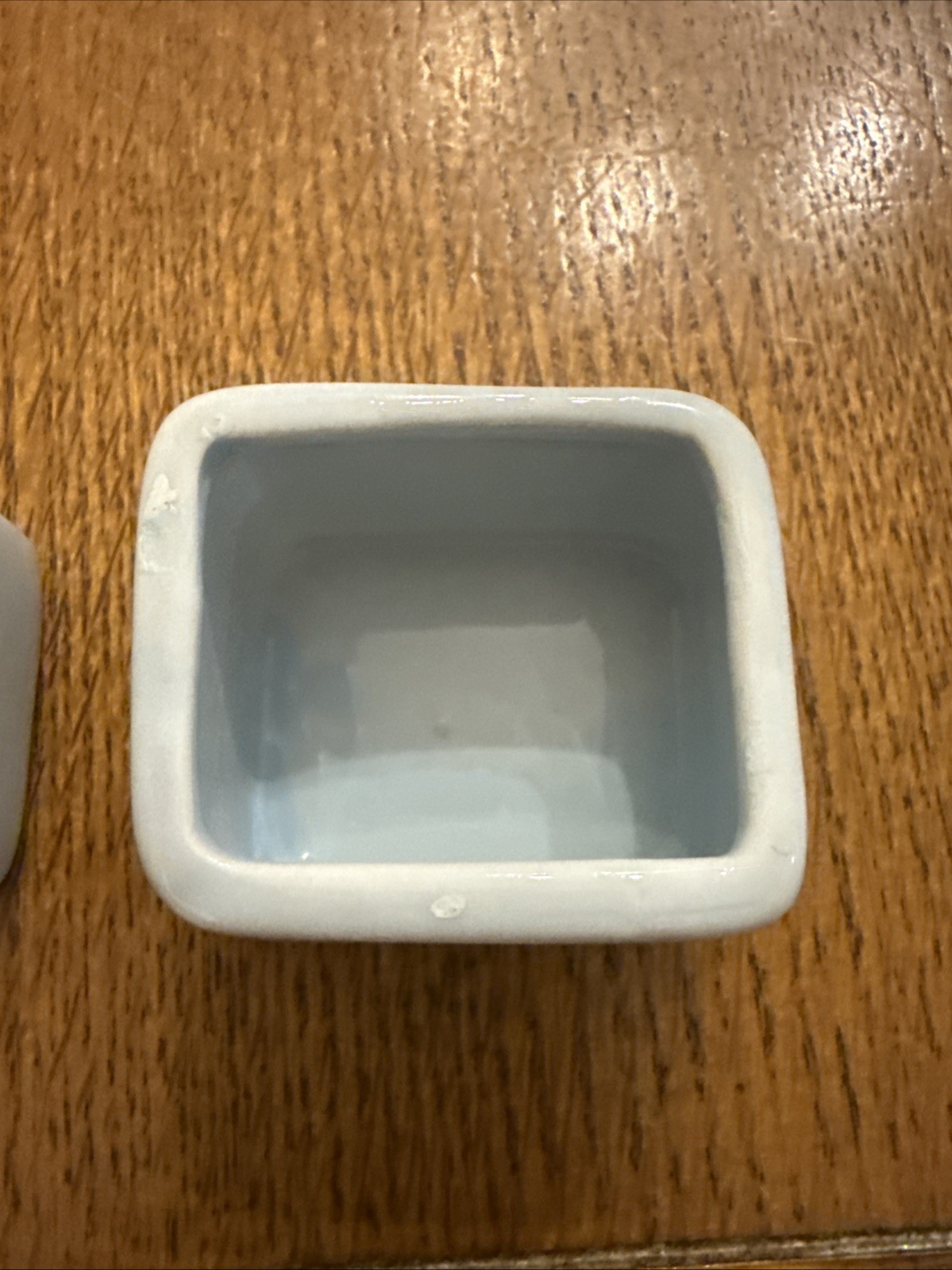 2 Ceramic Keepsake Boxes First Tooth First Curl 2"x1.75"