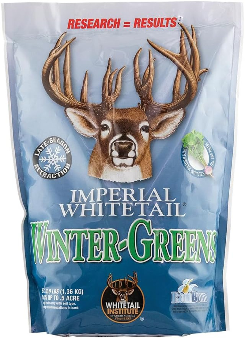 Winter-Greens Deer Food Plot Seed for Fall Planting, Annual Brassica Blend to A