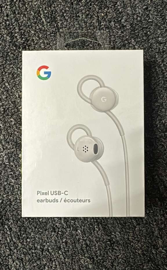 New Sealed! Genuine Google Pixel Buds USB-C Earbuds (Wired) - White