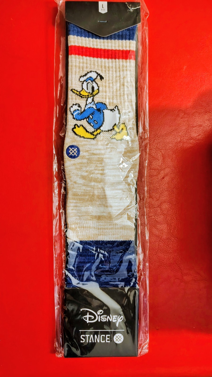 Stance "Vintage Disney 2020" INFIKNIT Crew Socks (Natural) Donald Duck Sock HTF