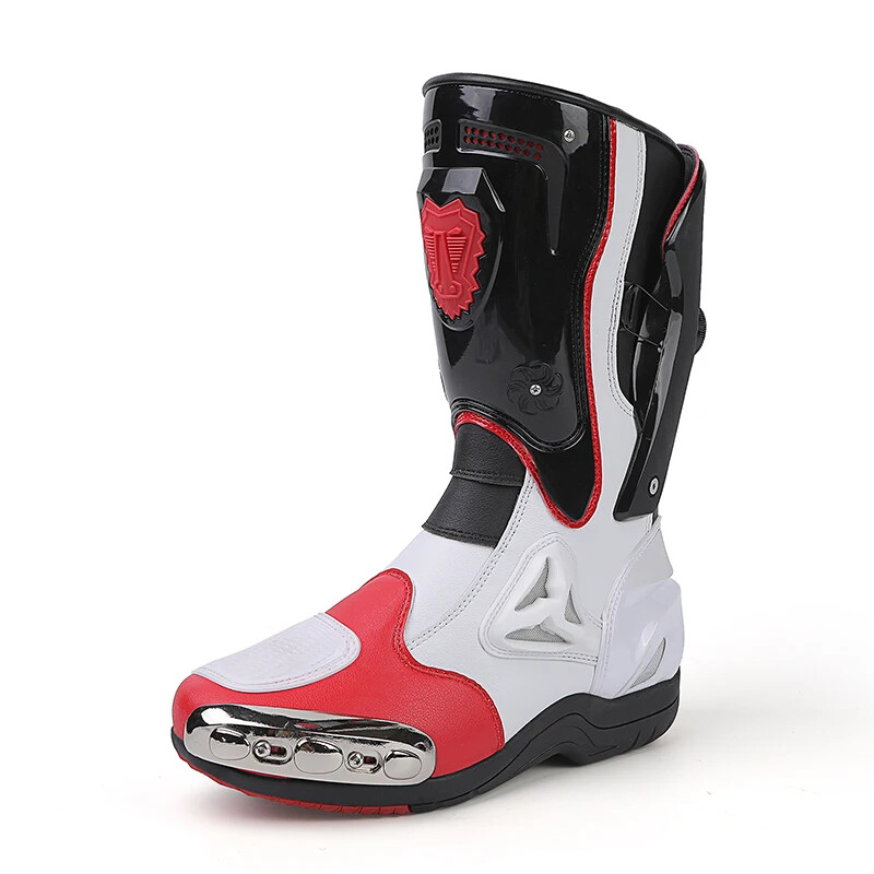 Male Motorcycle Boots Non-slip High-top Professional Waterproof MTB Bike Shoes