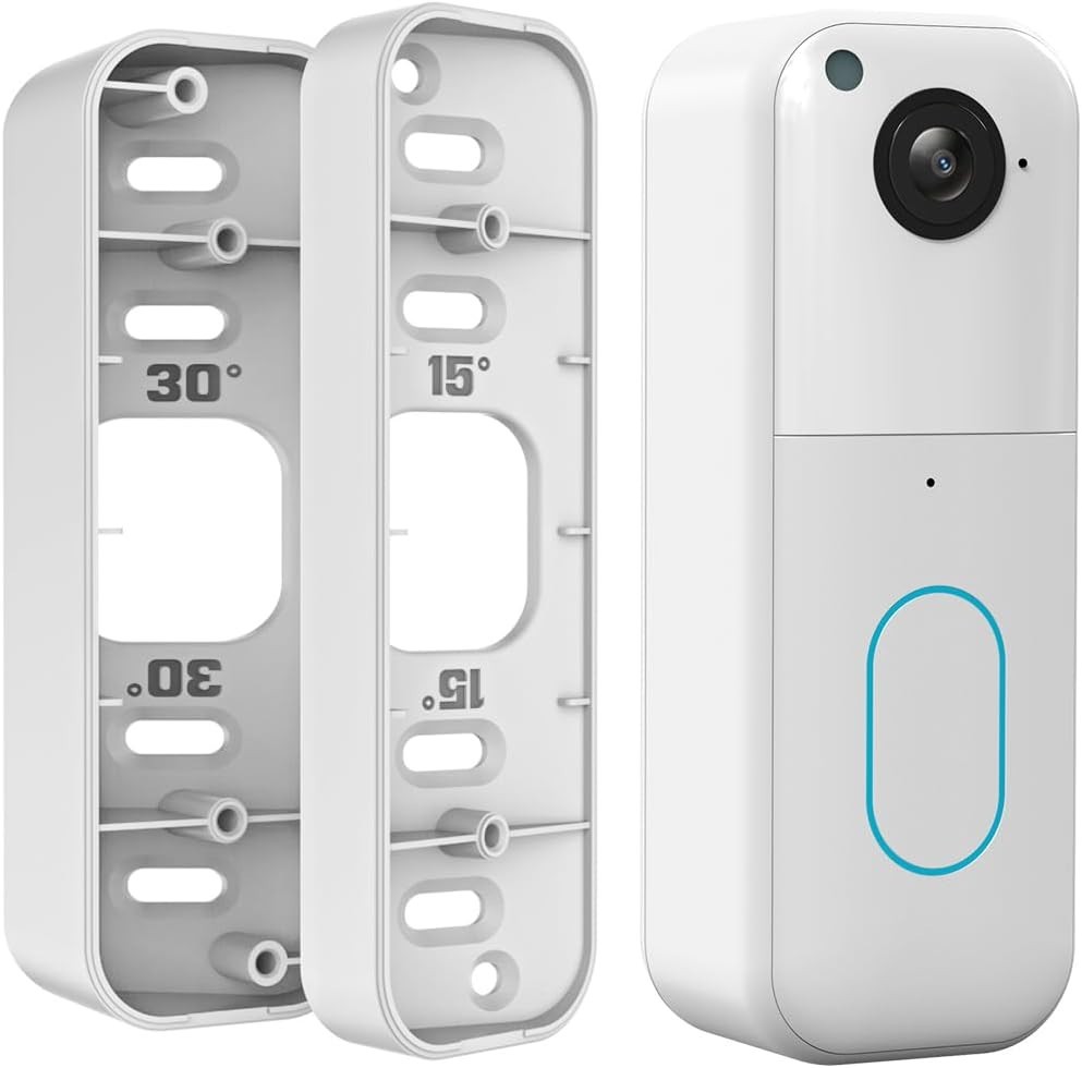Wide Viewing Angle Mount for Blink Doorbell - Adjustable & Weatherproof Bracket