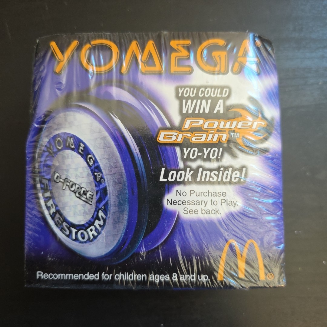 Vintage Yomega McDonald’s Yo-Yo #6 Purple Promo YoYo Brand New Sealed NOS