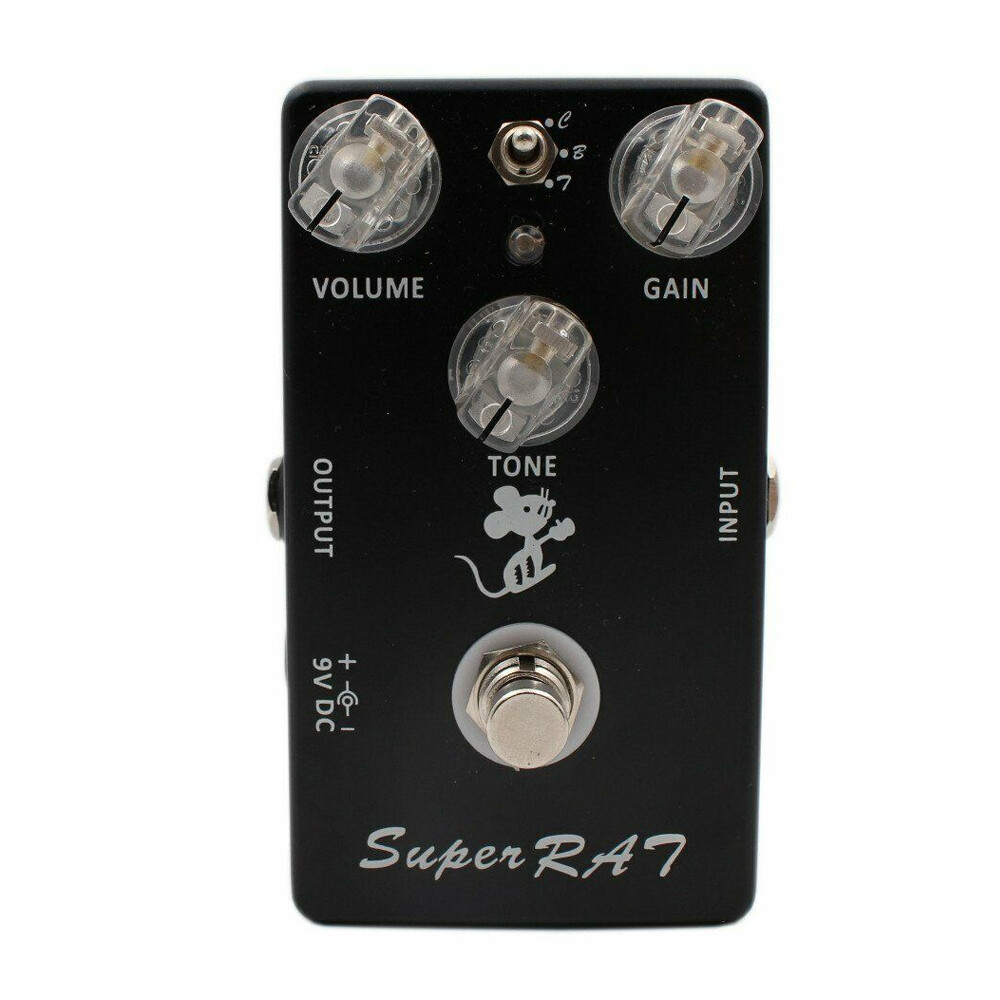 Upgraded Mosky 2 in 1 Guitar Effect Pedal Overdrive Distortion LED Lights Metal