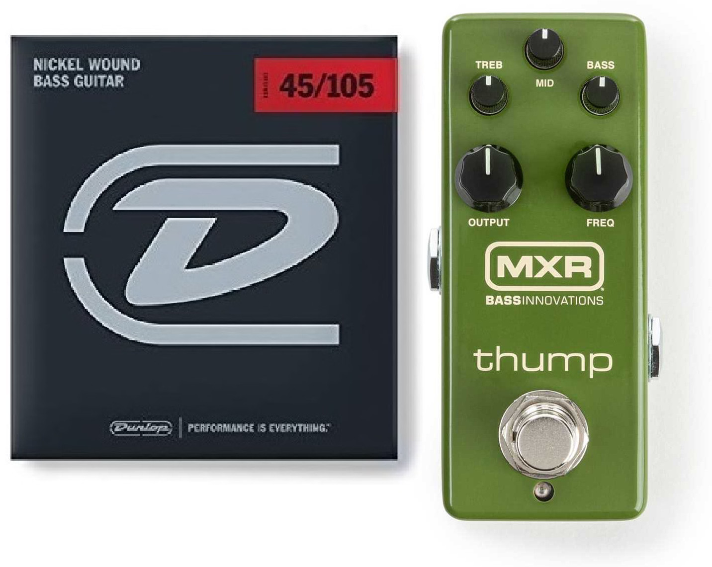 MXR M281 THUMP BASS PREAMP MINI EFFECTS PEDAL ECHOPLEX PREAMP CIRCUIT (STRINGS )