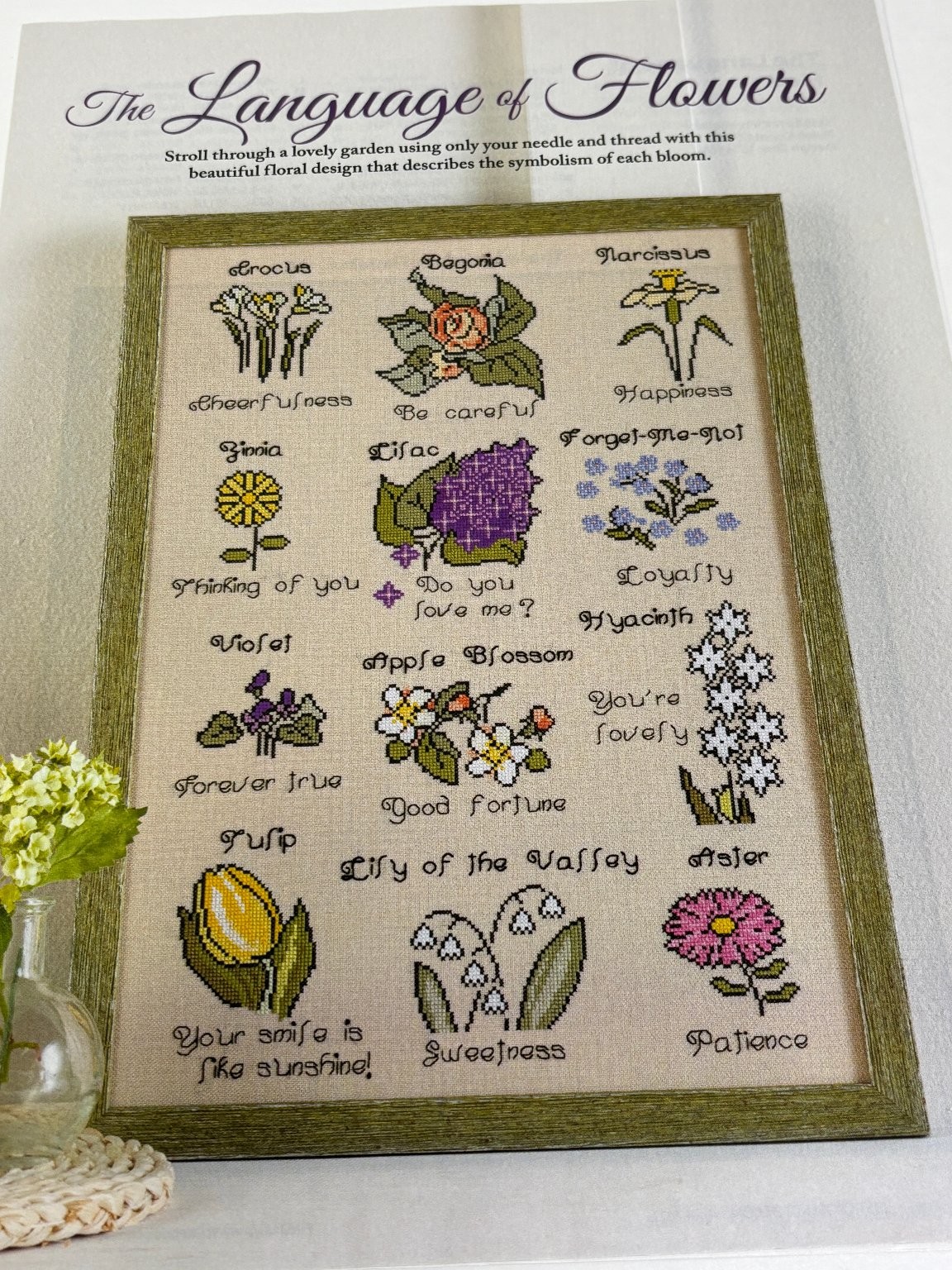 Natalia Luneva Language of Flowers Counted Cross Stitch Pattern Magazine Pages