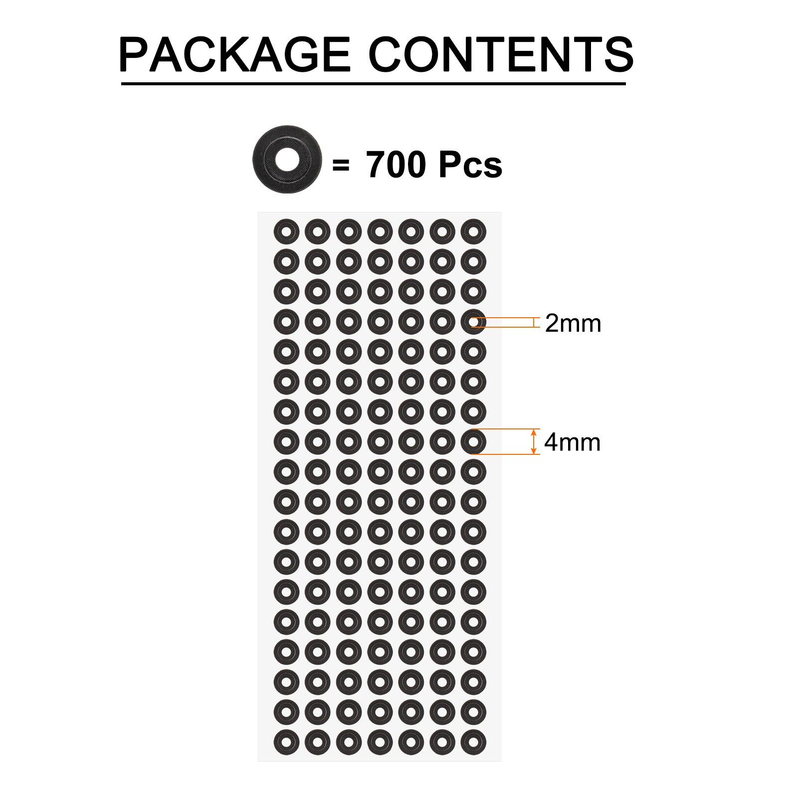 700Pcs 3D Scanner Markers 2mm for 3D Scanner, 3D Tracking Dots