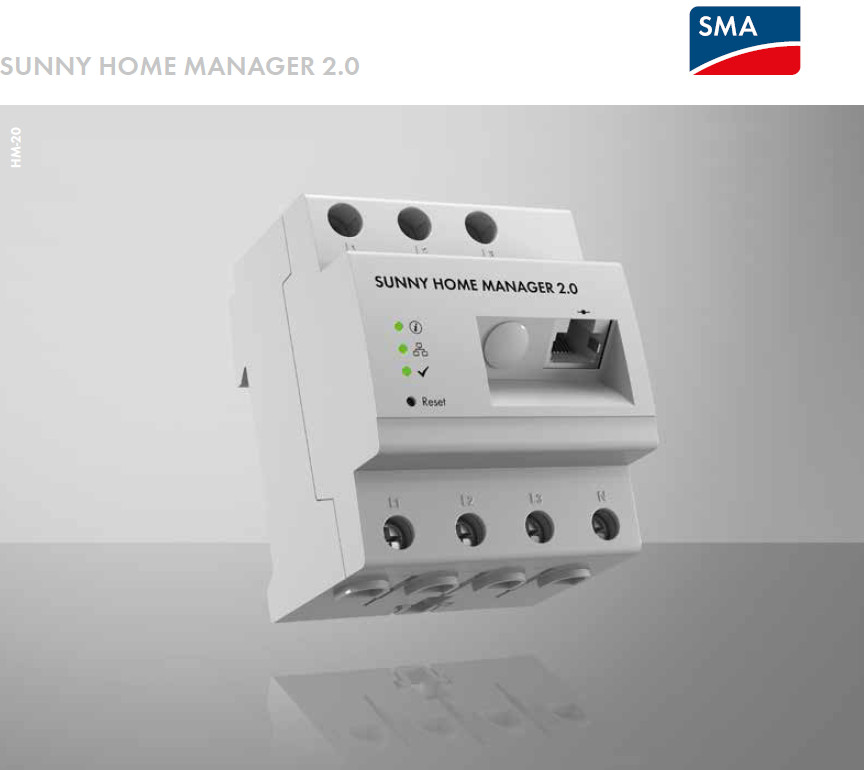 SMA Energy Meter Sunny Home Manager 2.0 Energy management, 1/3-phase up to 63A