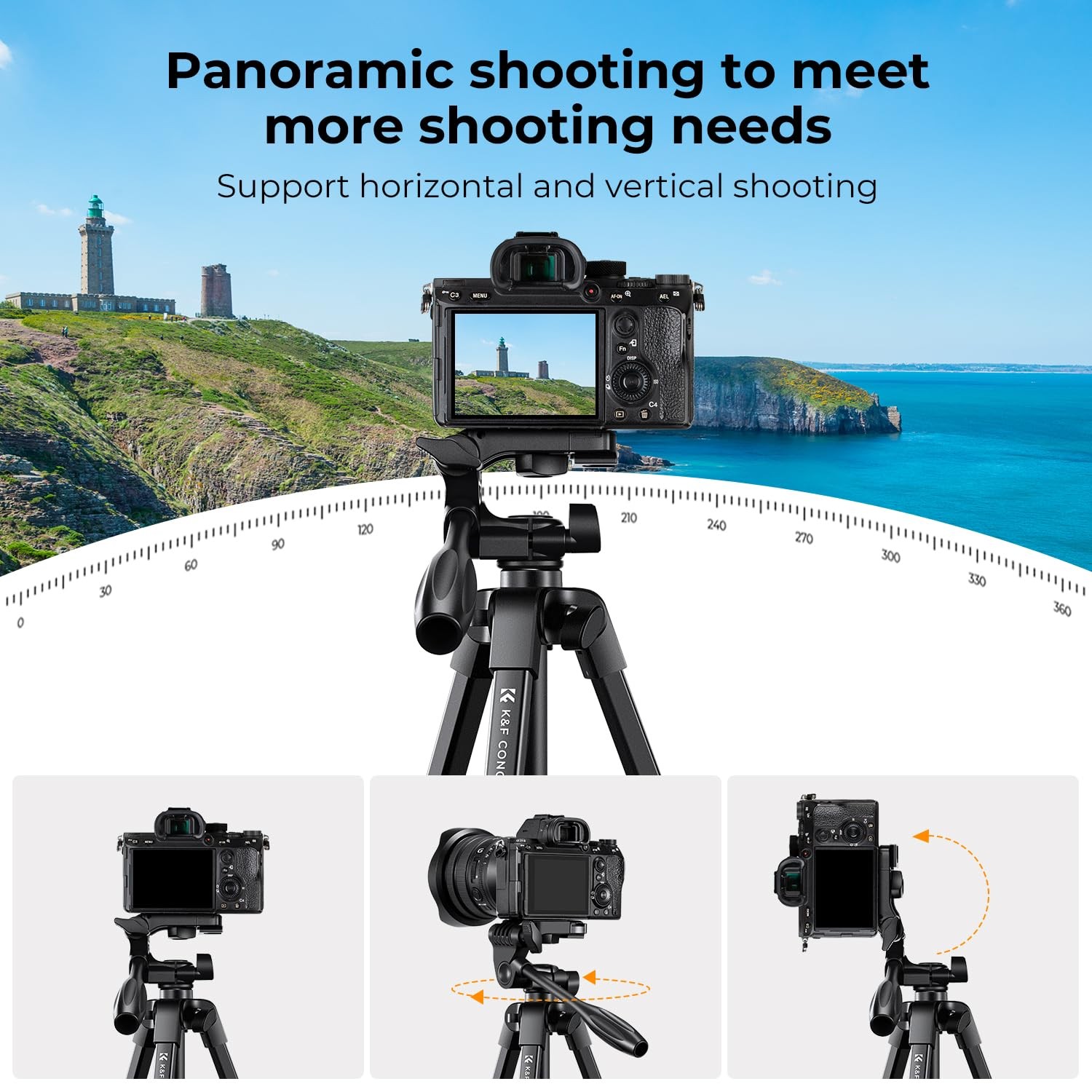 60'' Portable Travel Tripod.
