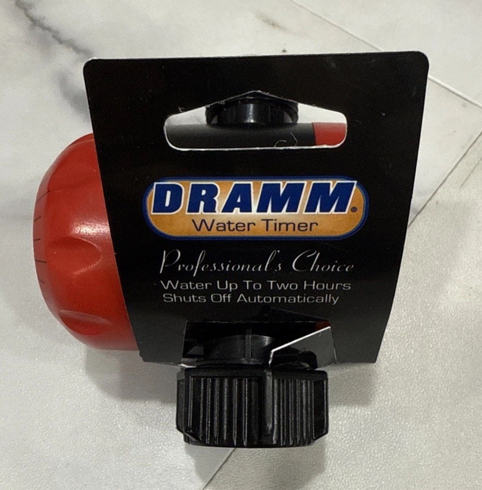 DRAMM COLORSTORM PREMIUM WATER TIMER - Mechanical : Red.