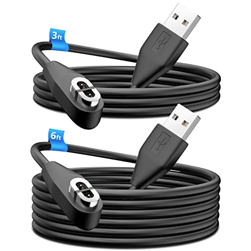 3.3ft & 6ft Shokz Charging Cable [2 Pack Black] aftershokz 2Pack Black