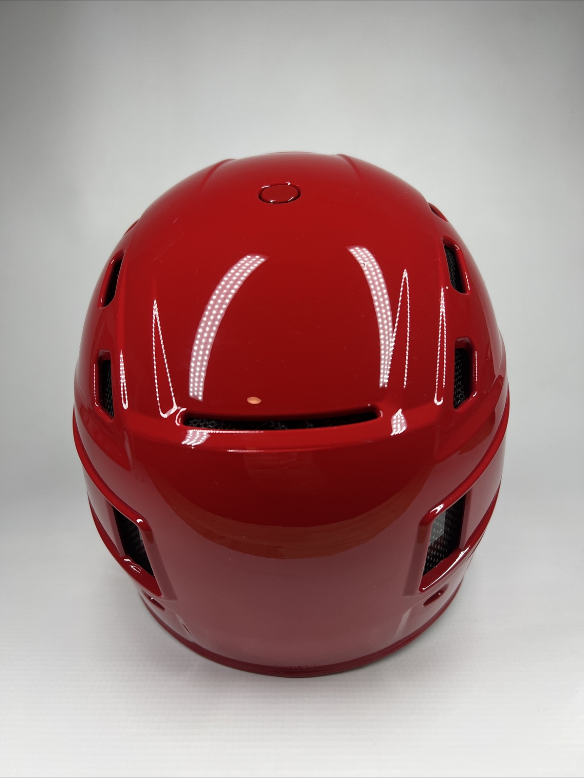 Rawlings Red S100 Batting Helmet Size 7 1/8 With C Flap for Left Hand Hitter