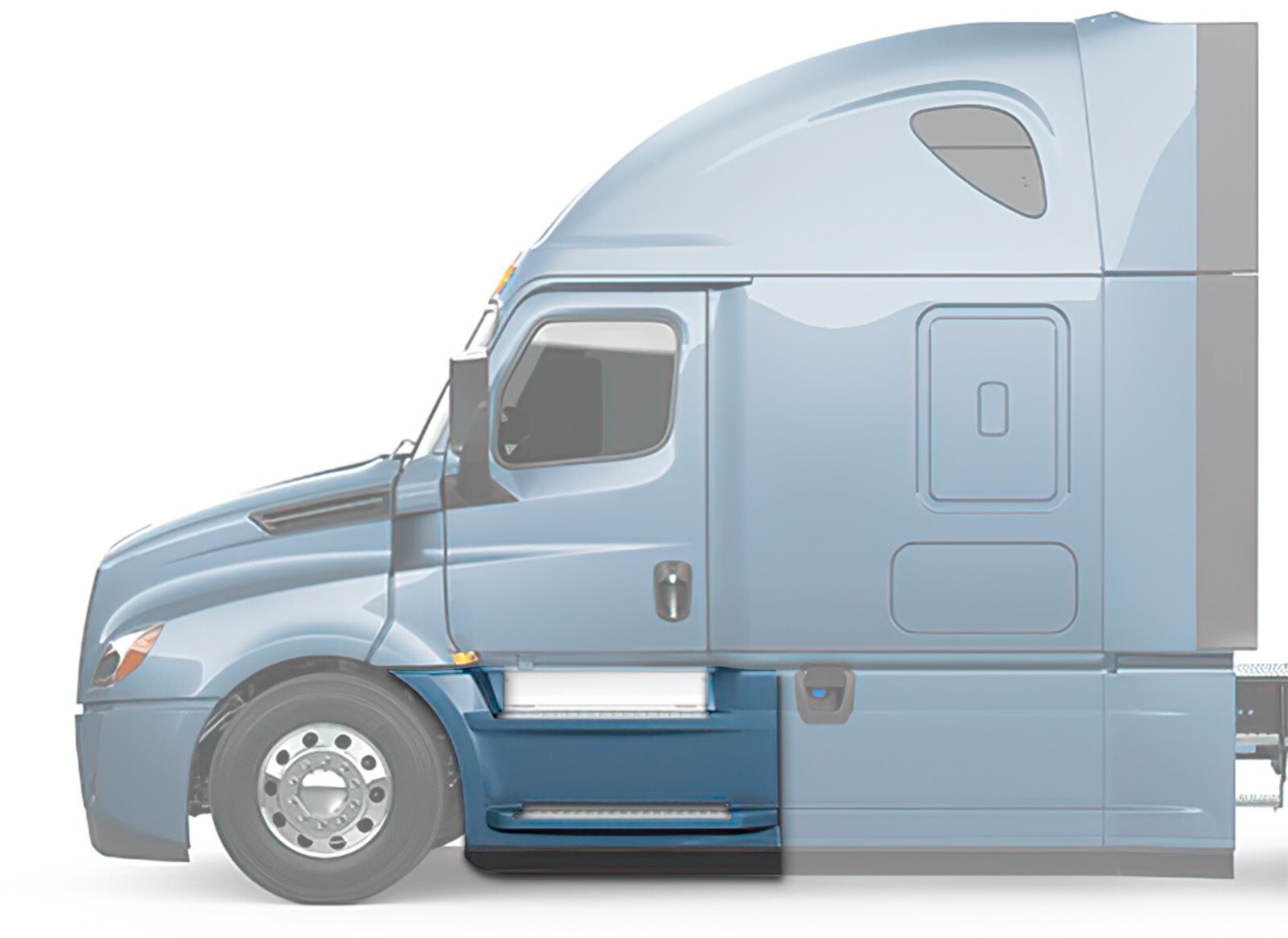 Front Fairing Skirt Panel with Stripe Left Side For Freightliner Cascadia 2018+