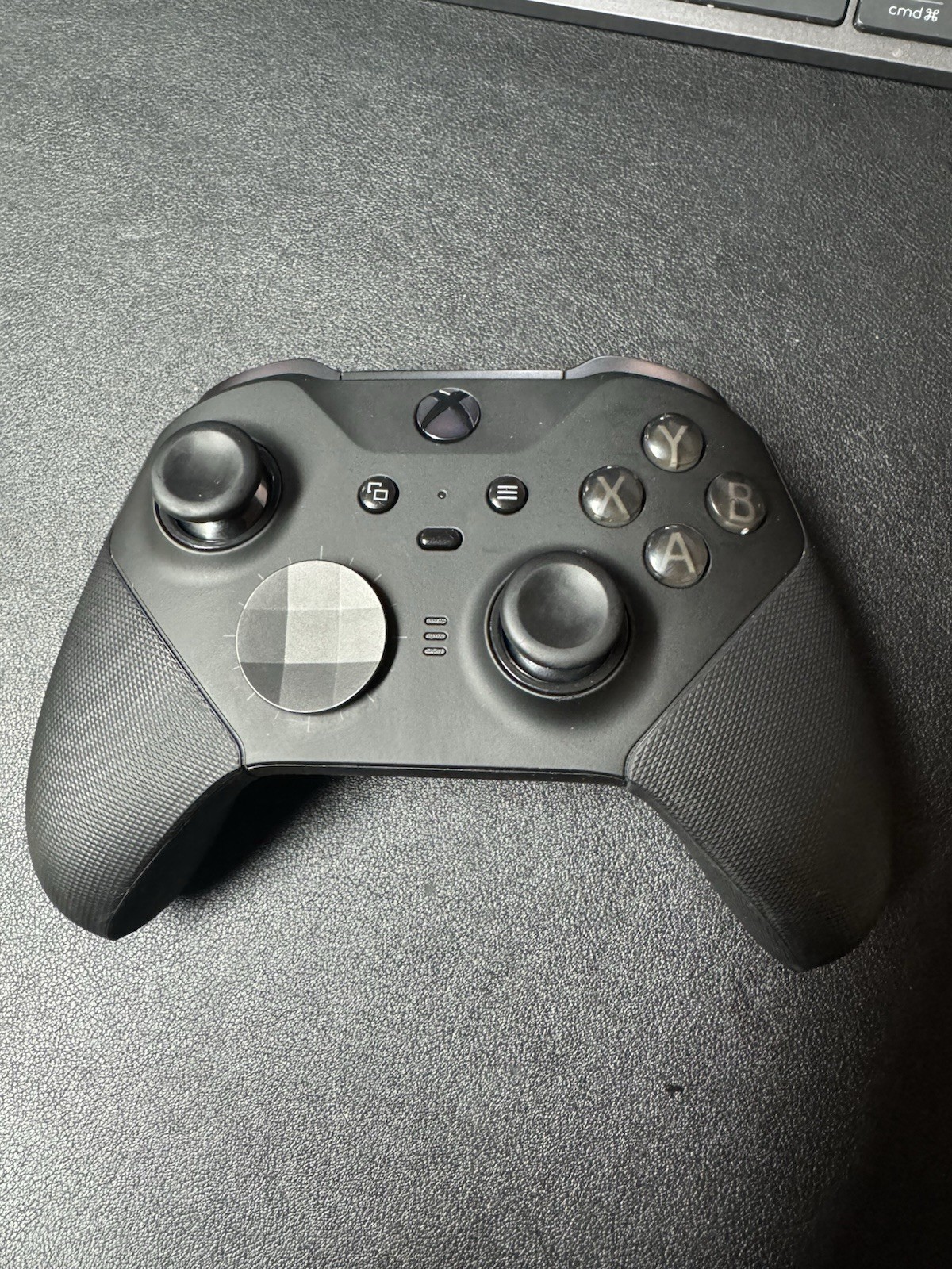 Refinished Black Xbox Elite Series 2 Brand New Potentiometers. Zero stick drift