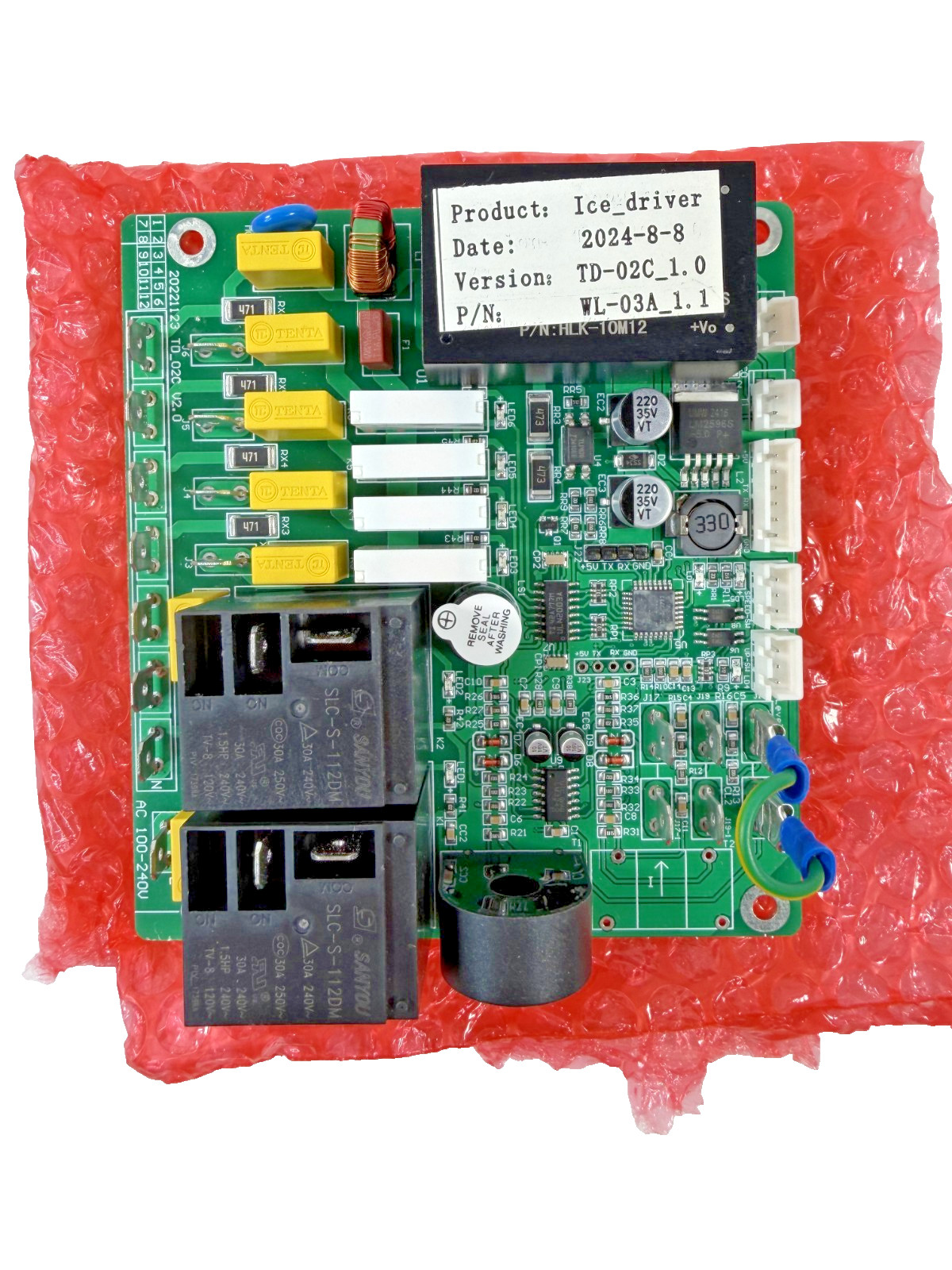 Commercial Ice Maker Main Control Board TD-02C_1.0 WL-03A_1.1 Ice Driver NEW