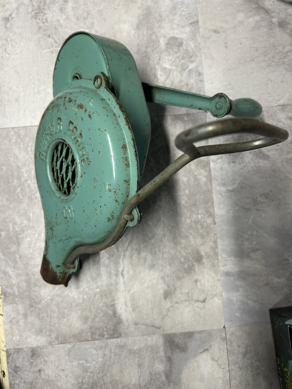 Vintage BUFFALO FORGE CO. "BUFCO" Blacksmith Forge Blower Hand Crank