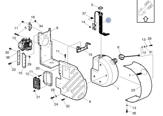 DEF LEVEL TEMPERATURE SENSOR VOLVO OEM PN: 24383068