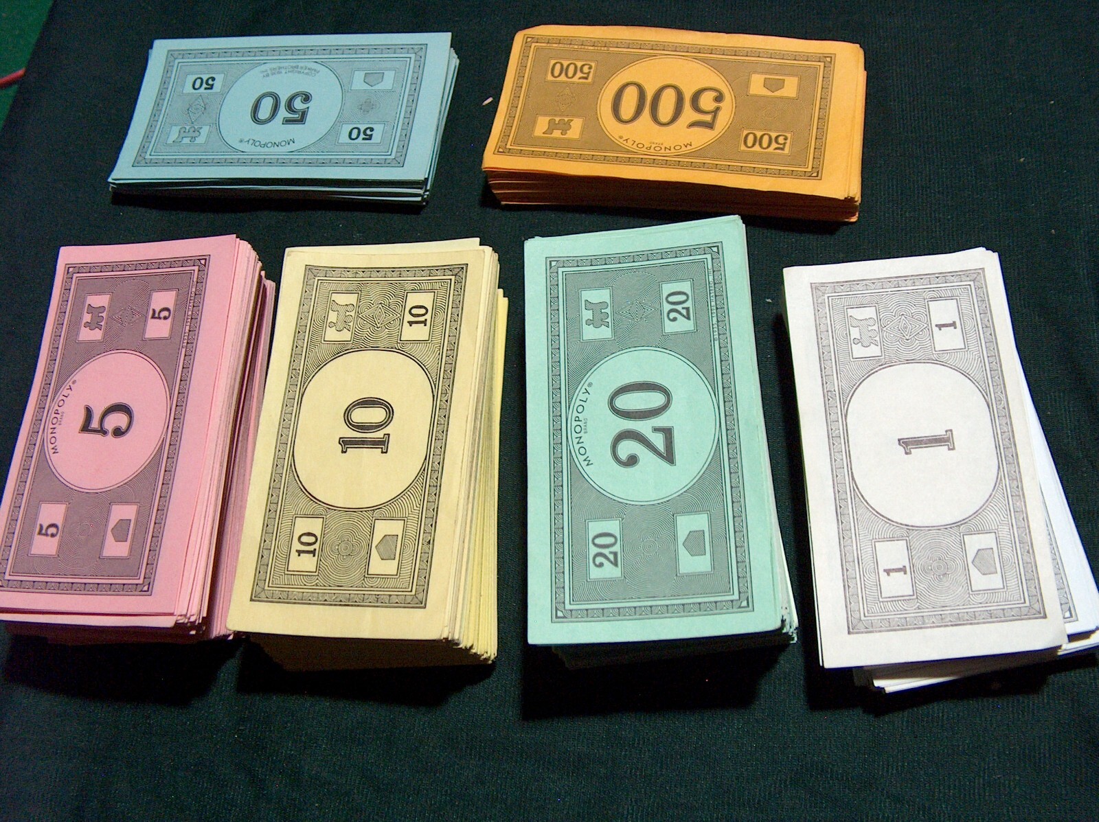 Monopoly  Money - Game Replacement Bills / Play Money  Mix