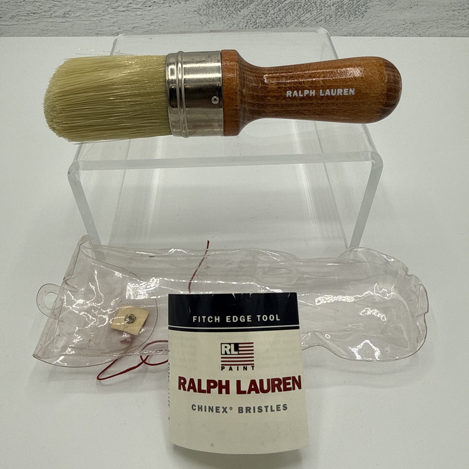 Ralph Lauren Vtg Paint Brush Fitch Edge Tool Chinex Bristles 1990s USA Made