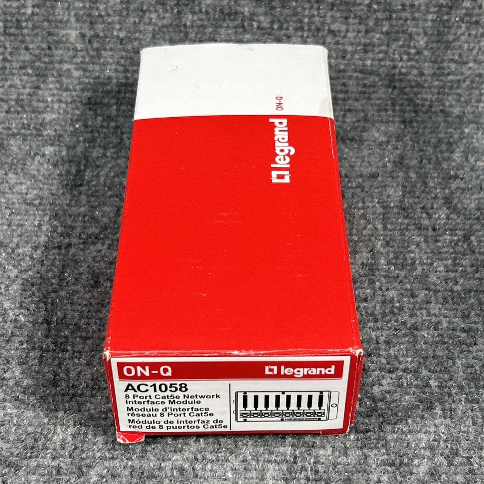 On-Q Legrand AC1058 8-Port Cat5e Network Interface Module