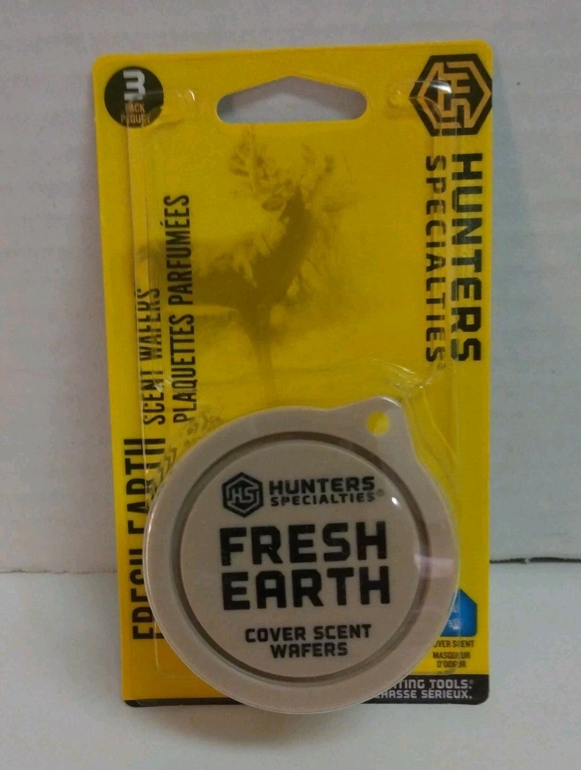Hunter Specialties  Cover Scent Wafers Fresh Earth 3 Pack Mfg. Sealed Pack