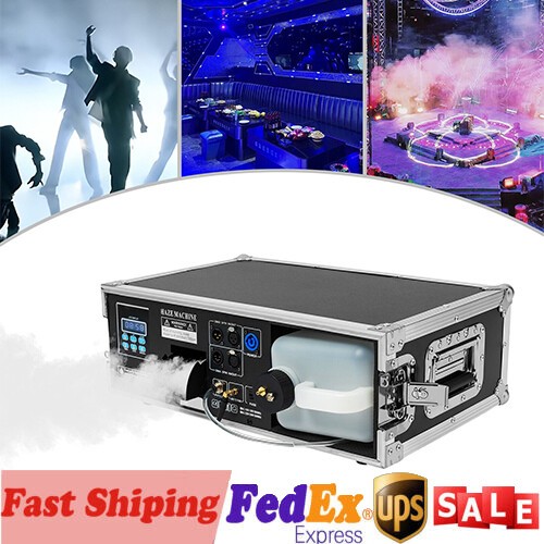 1130W Stage Mist Haze Machine 3L w/ Flight Case Package DJ Stage Effect Hazer