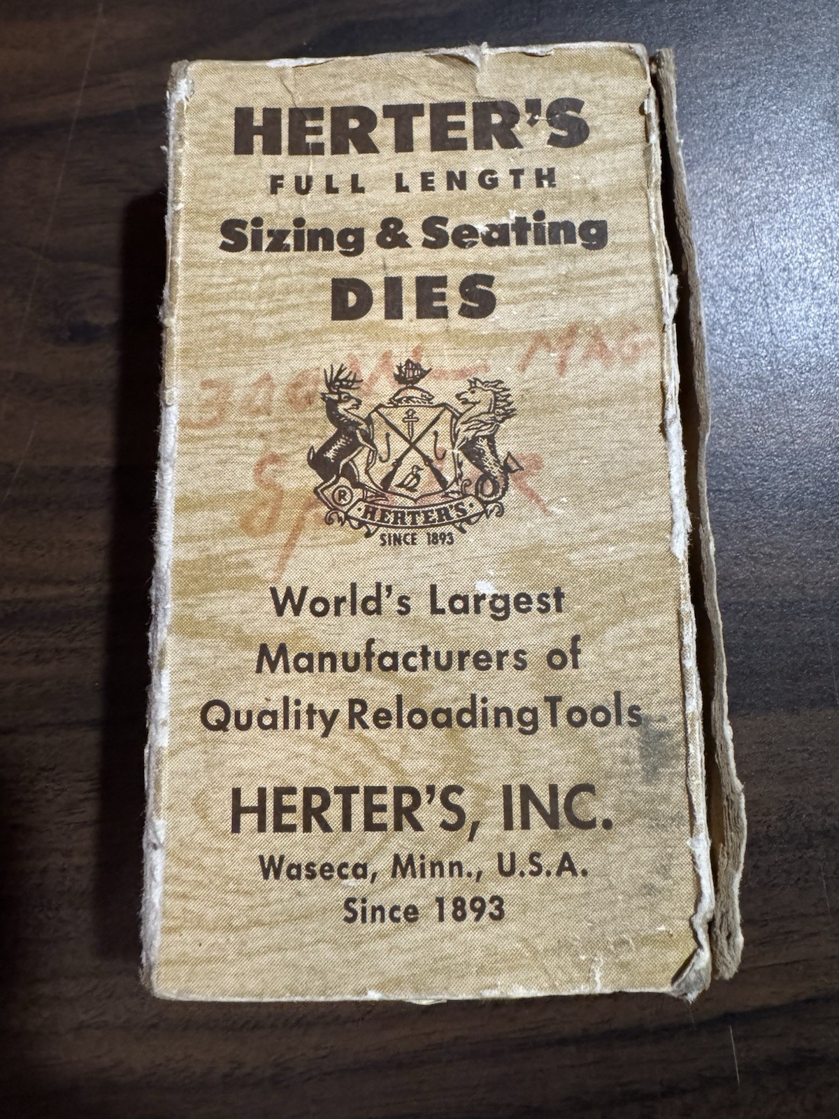 Vintage Herter's Reloading Die Set 300 WIN Mag in Box
