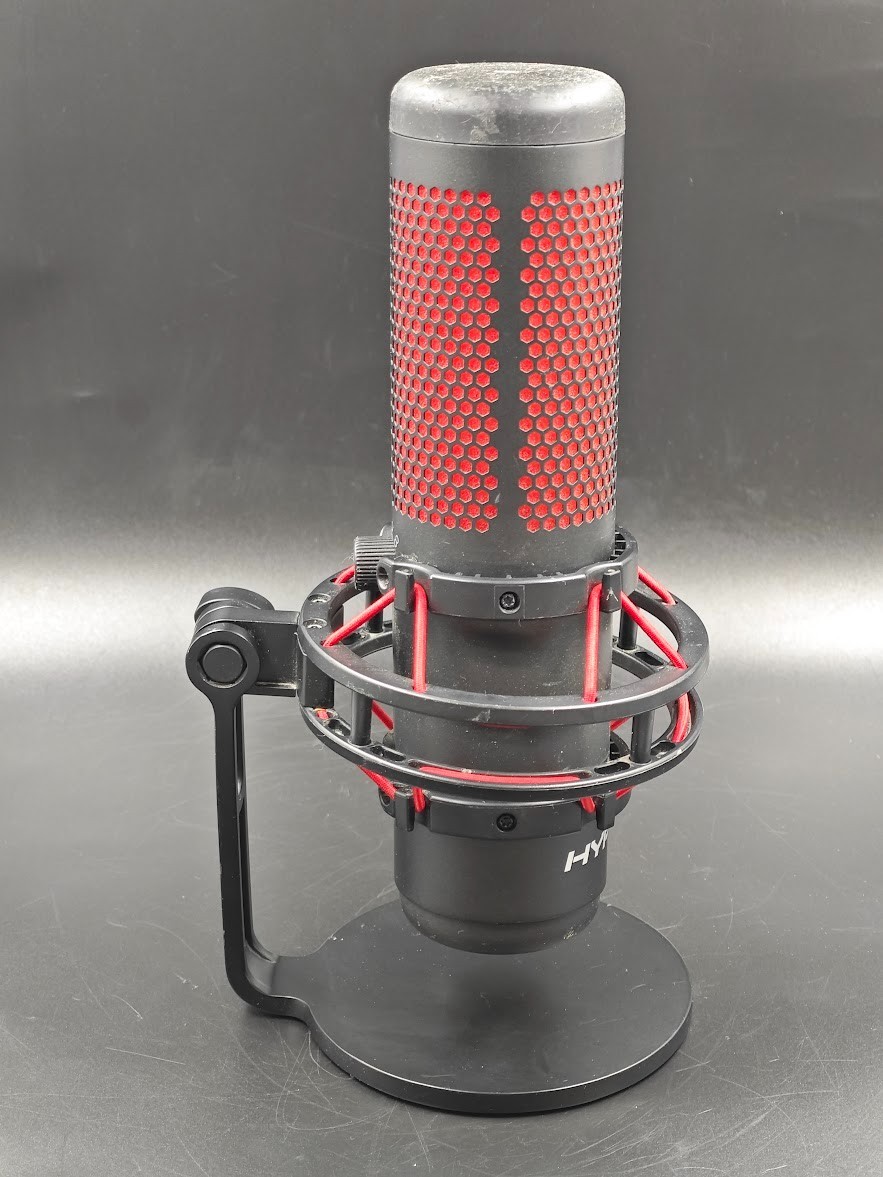 HyperX QuadCast Microphone Black/Red Used Working
