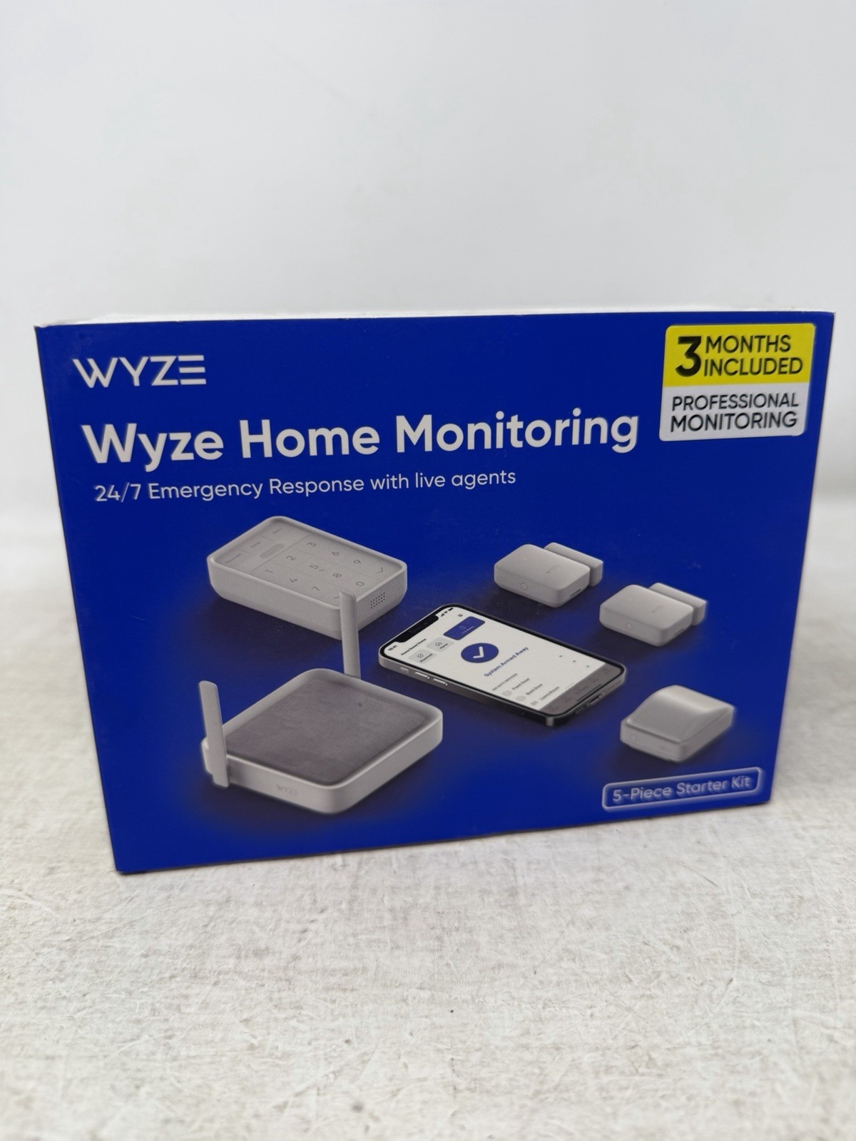 Wyze Home Security System Core Kit with Hub, Keypad, Motion, 2 Entry Sensors New