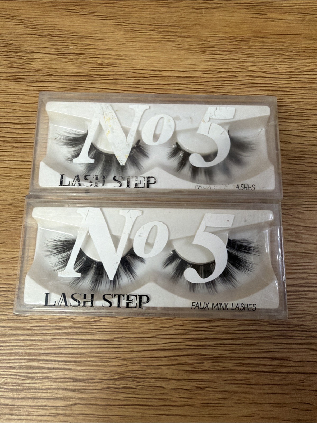 Lash Step Faux Mink Lashes No. 5 False Eyelashes 2 Pack Read*