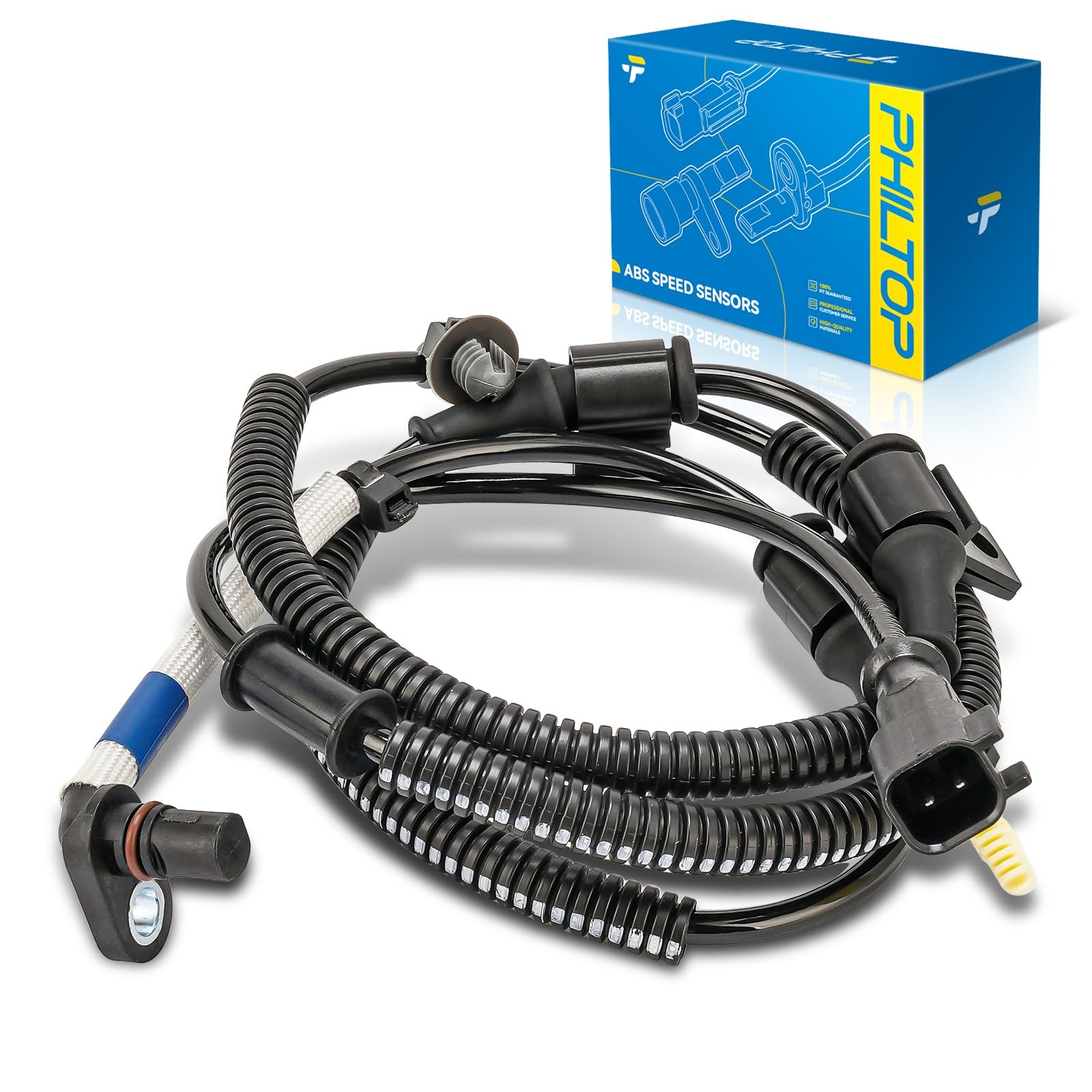 ABS Wheel Speed Sensor Driver or Passenger Side Compatible with F-250 F-350