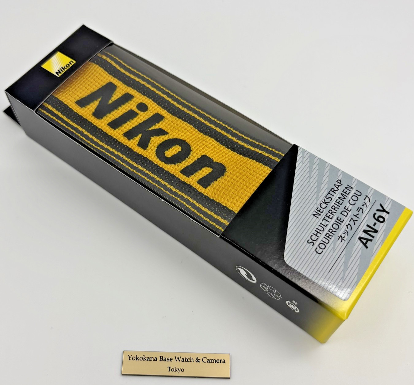 Nikon AN-6Y Wide Neck Strap Genuine yellow for SLR DSLR Camera NEW from Japan