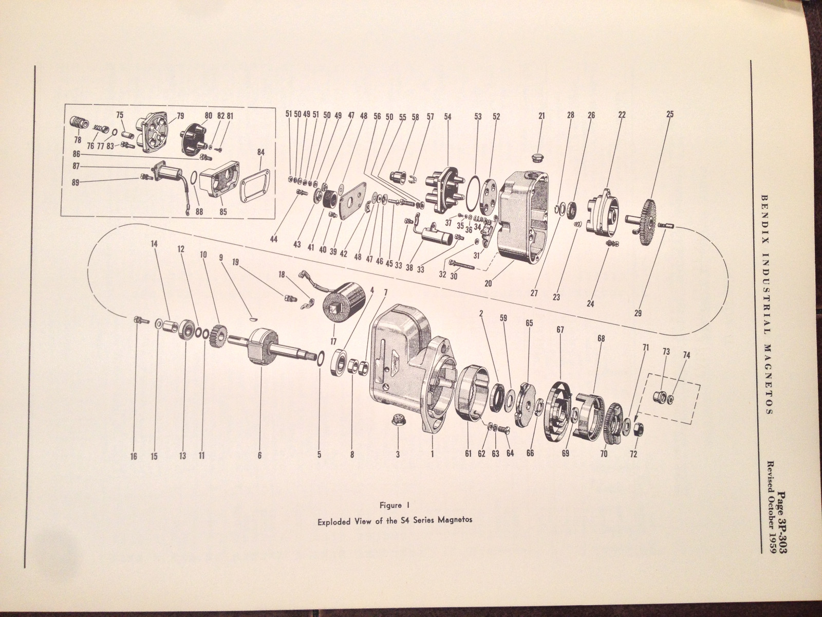 Bendix S-400 Flange Mounted Magneto Parts Listing Manual