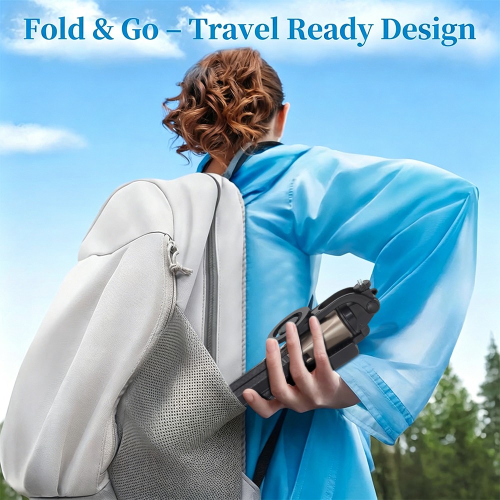 Magnetic Phone Tripod Extendable 360° Selfie Stick w/Remote for iPhone & Android
