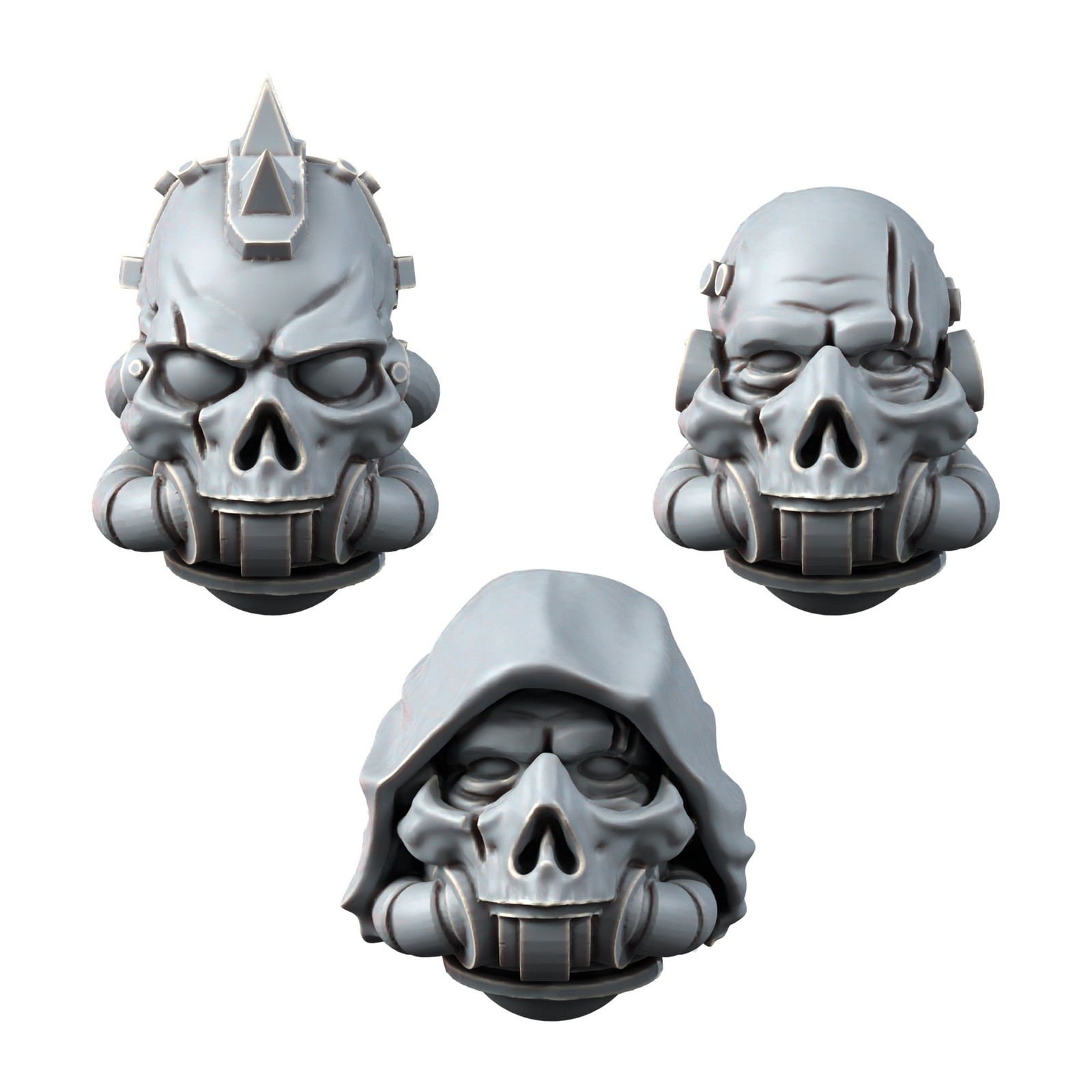 IMPERIAL CHAPLAIN HEADS SET (3U)