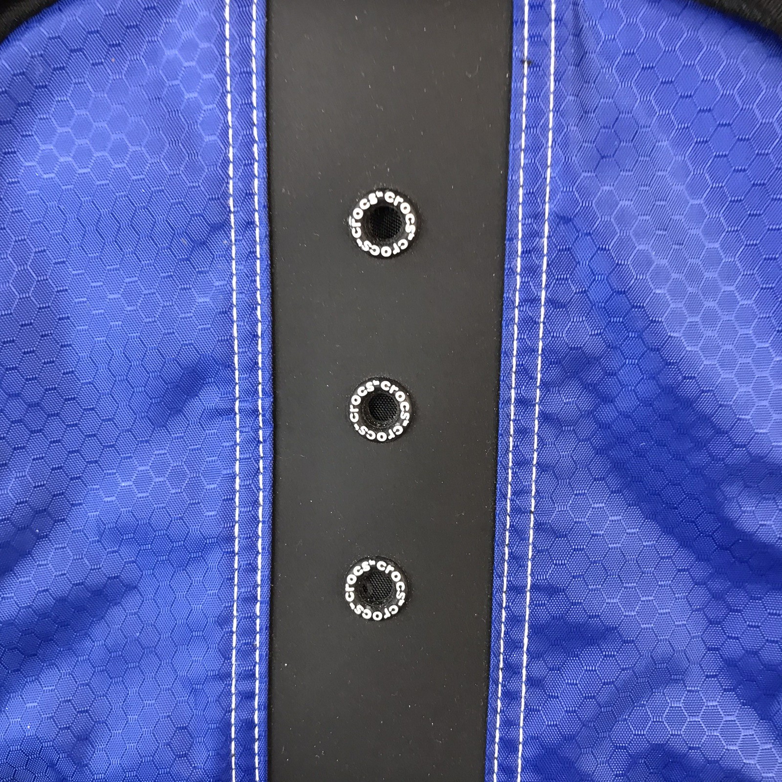 CROCS Computer Messenger Laptop Tablet Travel Bag Adjustable Strap Blue Nylon