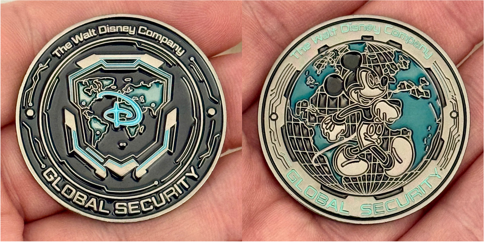 NEW COIN! Walt Disney Company Global Security Division Challenge Coin