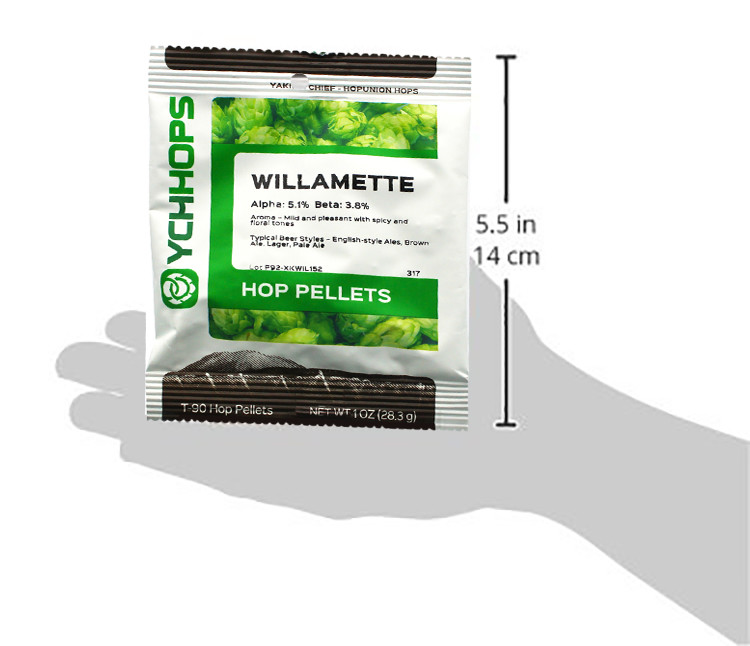 Willamette Pellet Hops - 1 oz. for Home Brew Beer Making