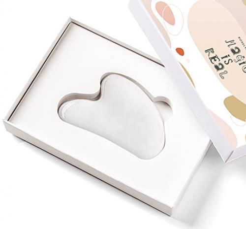 Gua Sha Facial Tools - Skin Care Products Natural Massager for White