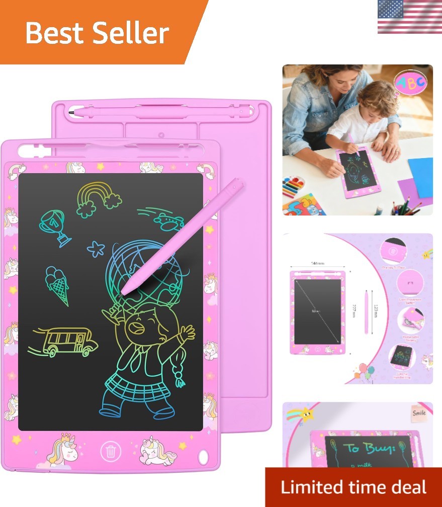 Lightweight 8.5 Inch Doodle Board - Eco-Friendly Writing Pad for Kids & Teens
