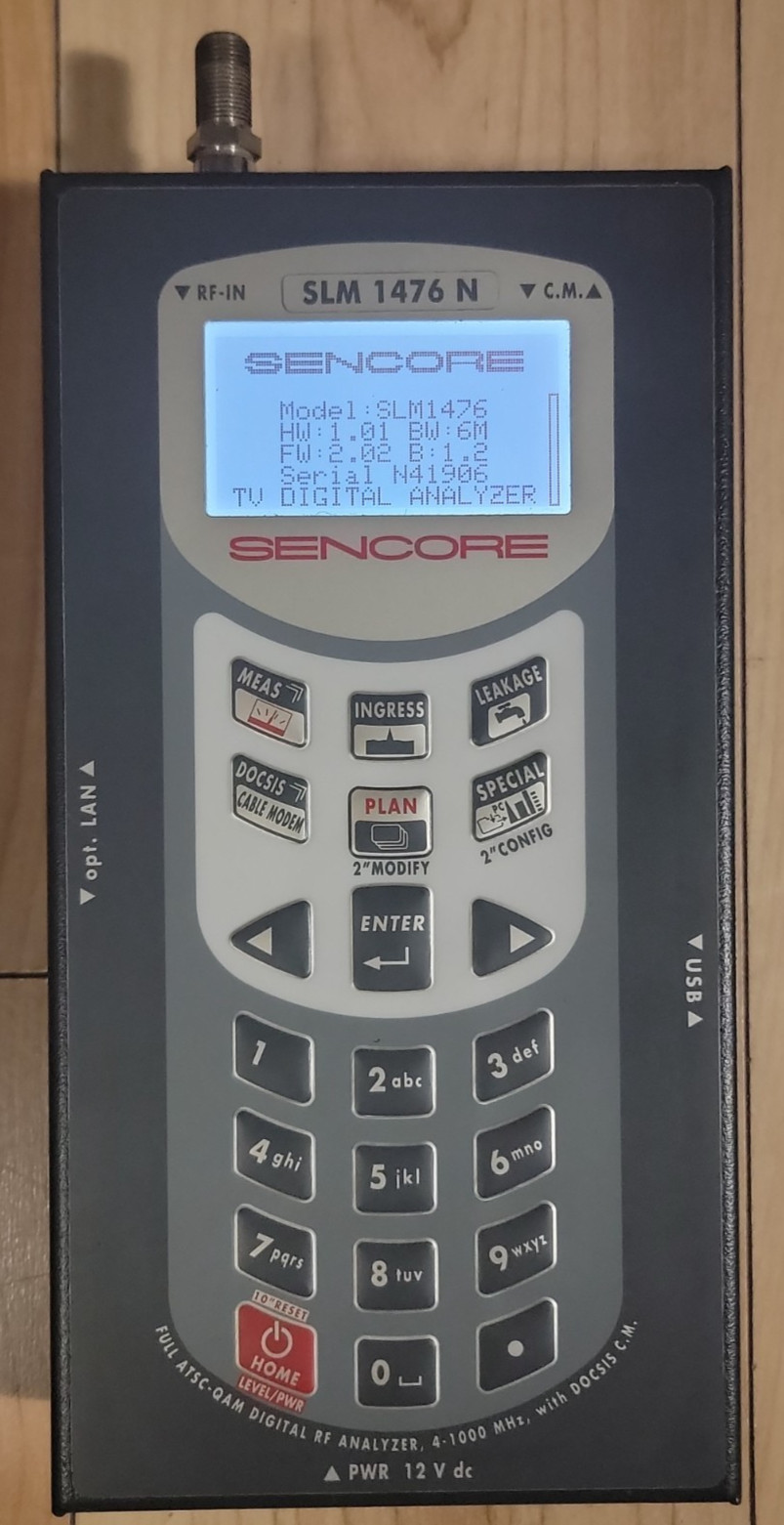 Sencore SLM 1476 Signal Lever meter Analyzer Portable Digital (NO charger) READ