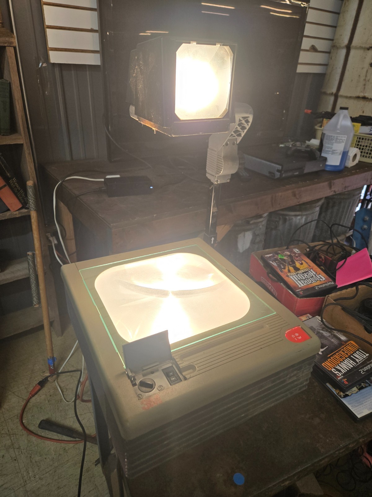 3M Overhead Projector 9100 Model Gray Tested Working Good Condition