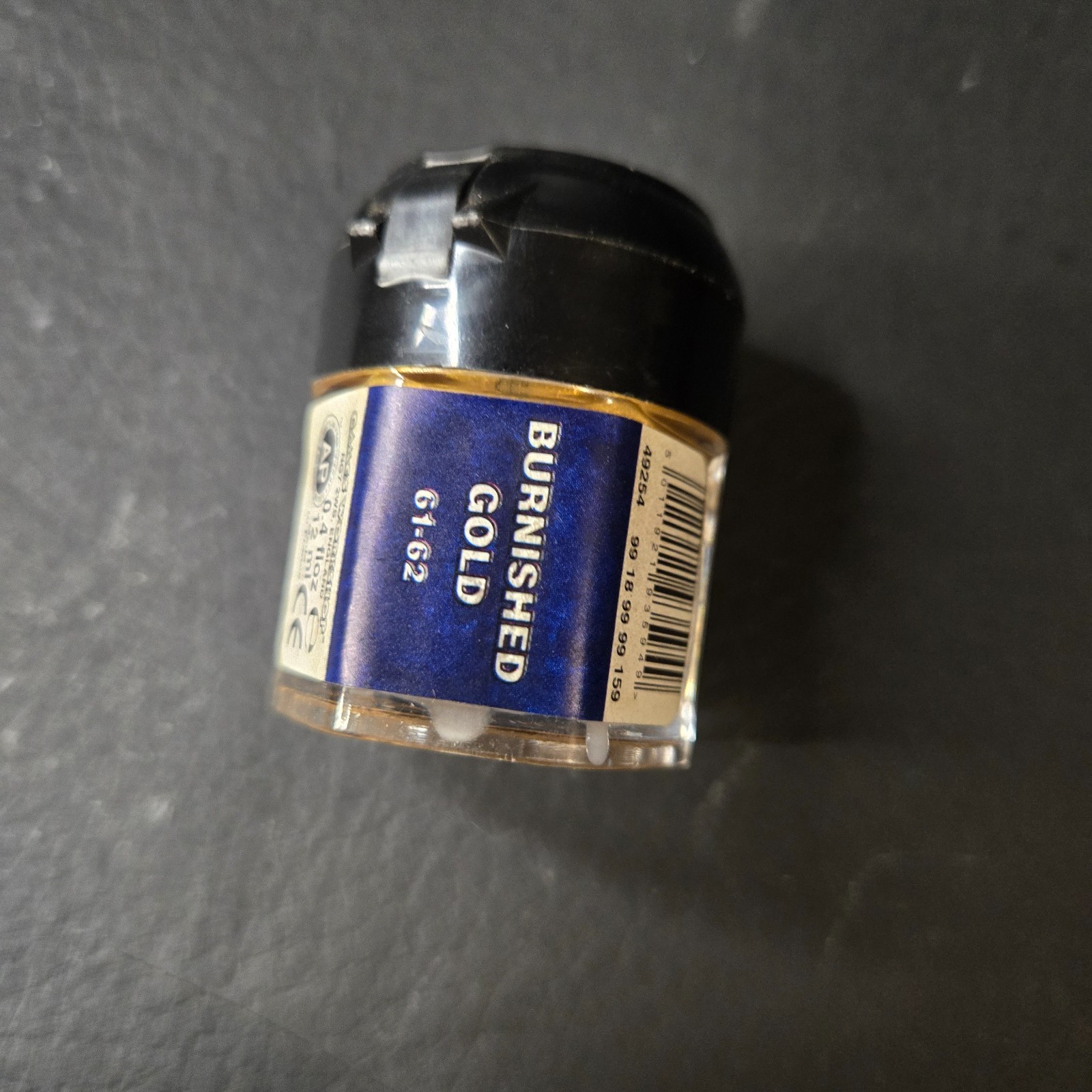 Citadel Colour Burnished Gold Hex Paint Pot 90s Classic - Black Cap - Collector