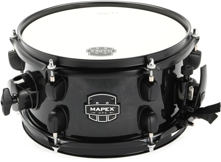 Mapex MPX Maple/Poplar Side Snare Drum - 5.5 x 10-inch - Black with Black
