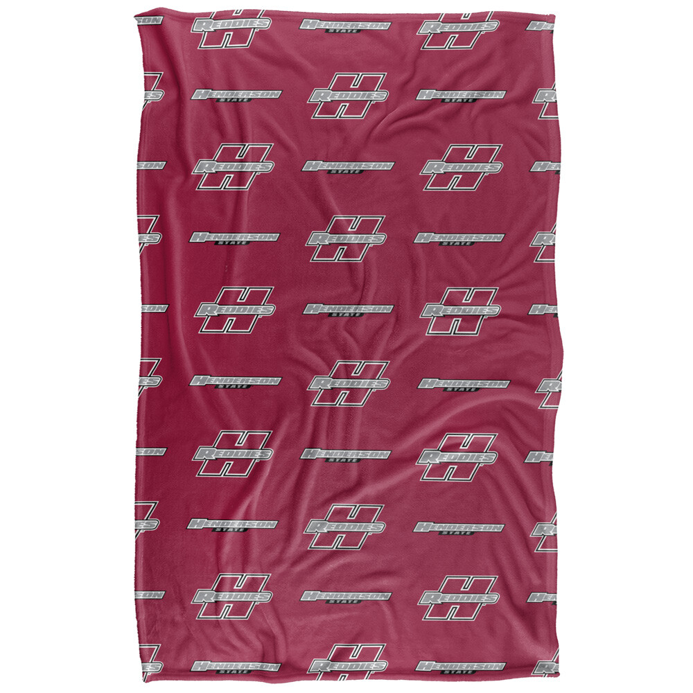 Henderson State University Logo Pattern Silky Touch Super Soft Throw Blanket