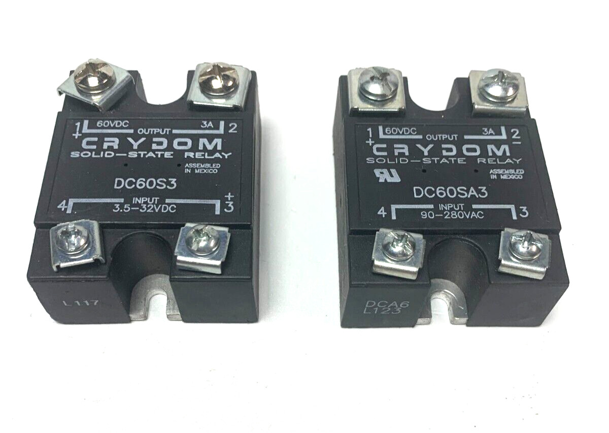LOT OF 2 - Opto 22 DC60S3 Solid State Relays