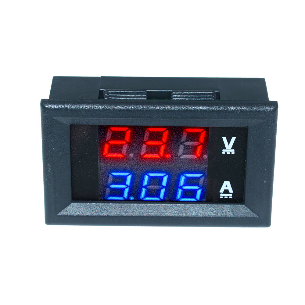 1-10PCS Digital Display Dual LED 100V 10A Ammeter Voltmeter Amp Volt Meter