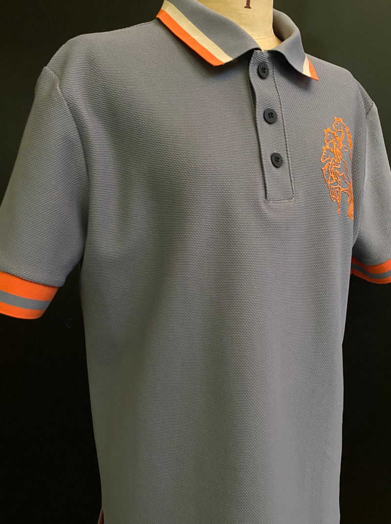 Quadriga [LINKA] Men's Mesh Polo Shirt (3-Button)