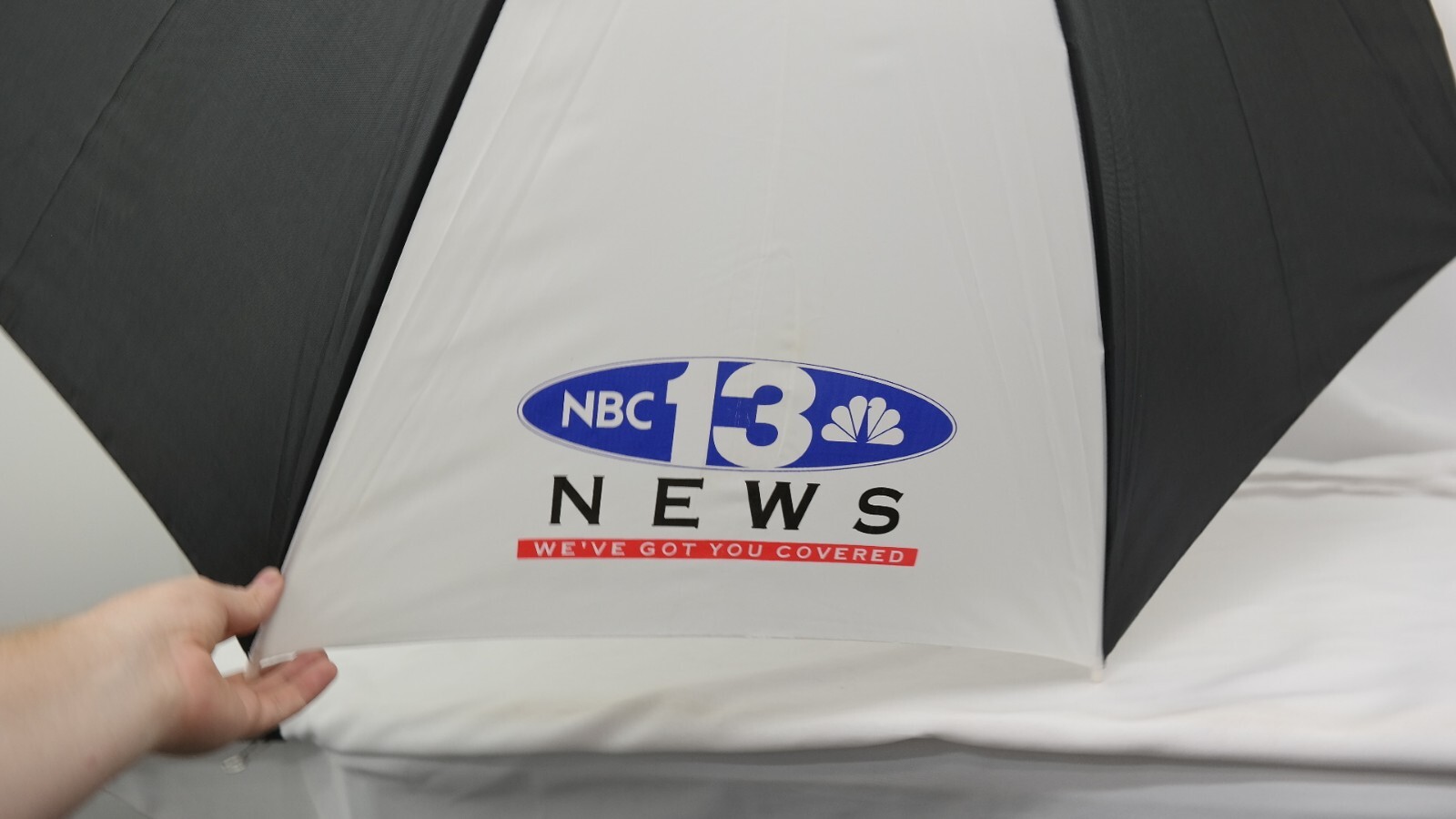 NBC 13 News Umbrella Button Pop-Up Full Size TF