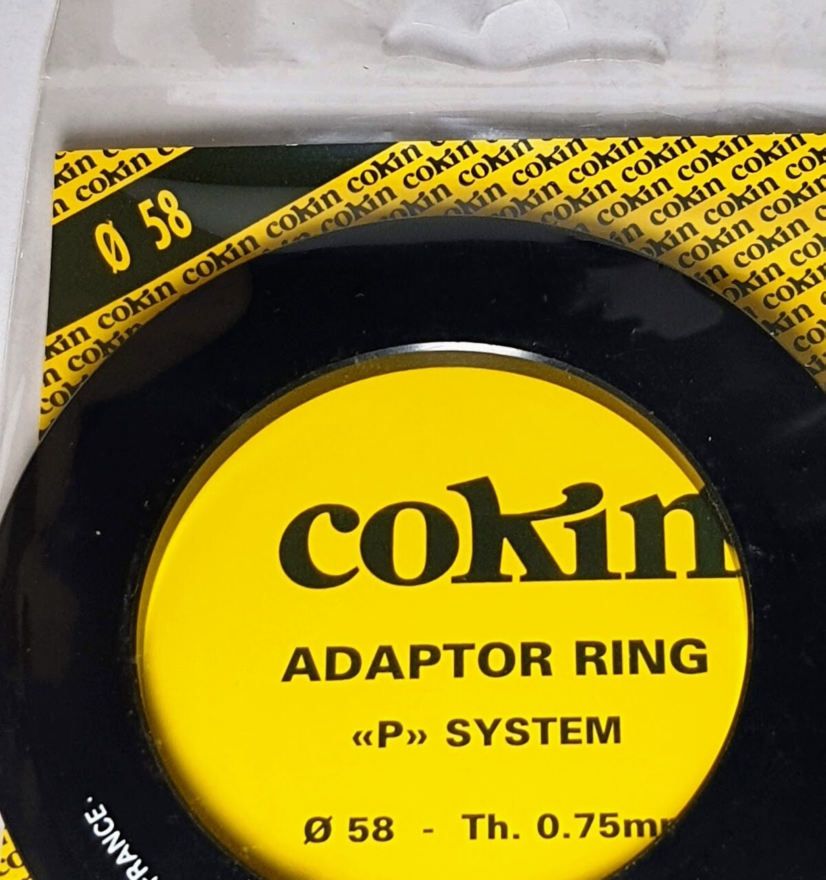 Genuine Cokin P Series 58mm Adapter Ring P458 Made in France Thread to P System